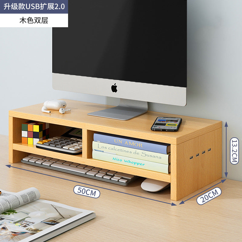 Monitor Stand Riser | Office Desk Organizer Shelf