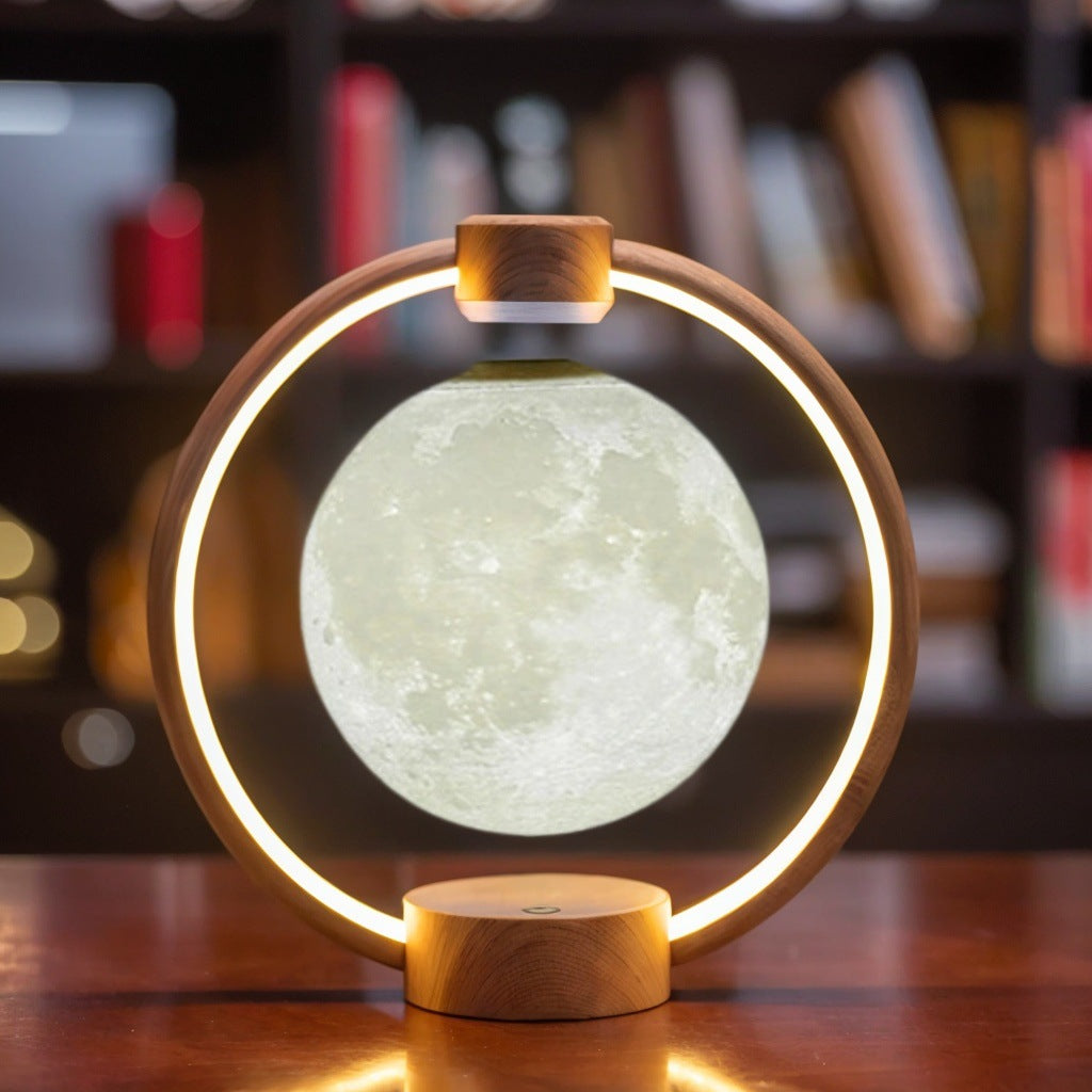 Magnetic Levitation Bluetooth Speaker | Moon Lamp Desktop Decor