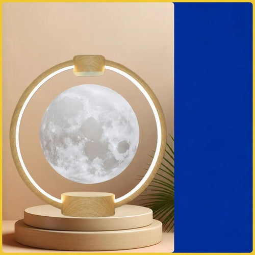 Magnetic Levitation Moon Lamp Bluetooth Speaker | Floating Desk Decor Gift
