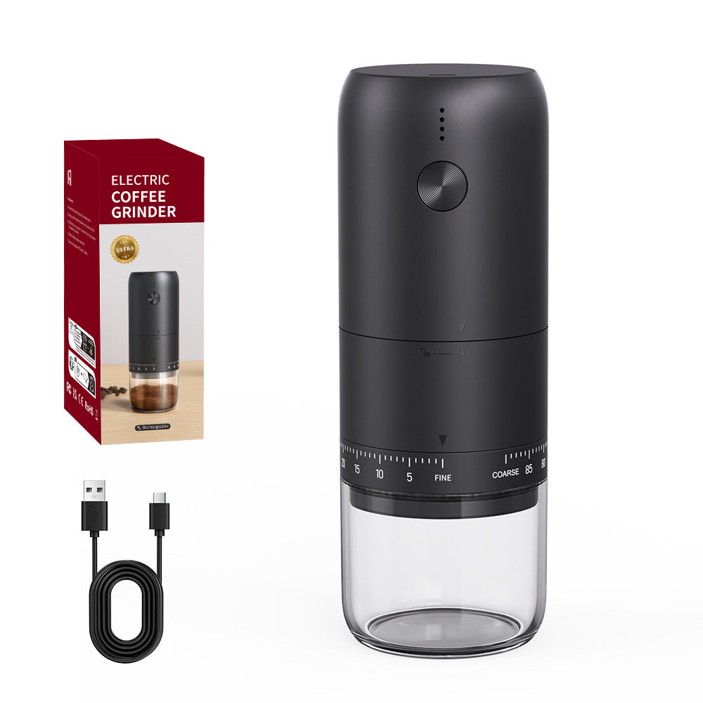 Electric Coffee Grinder | Portable Burr Mill USB Rechargeable