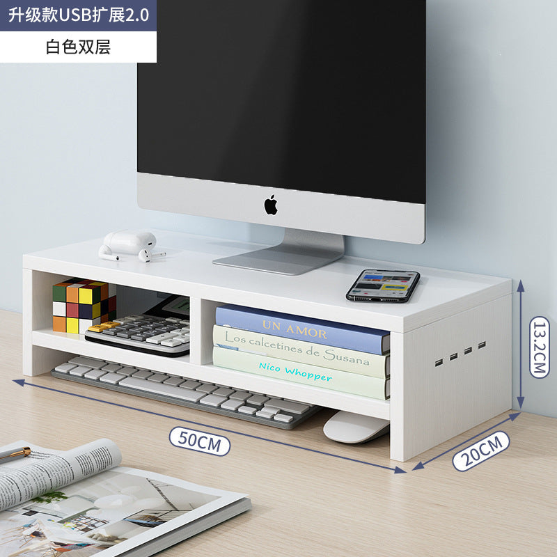 Monitor Stand Riser | Office Desk Organizer Shelf
