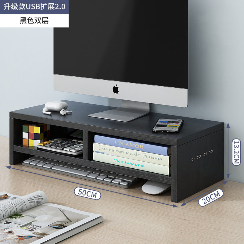Monitor Stand Riser | Office Desk Organizer Shelf
