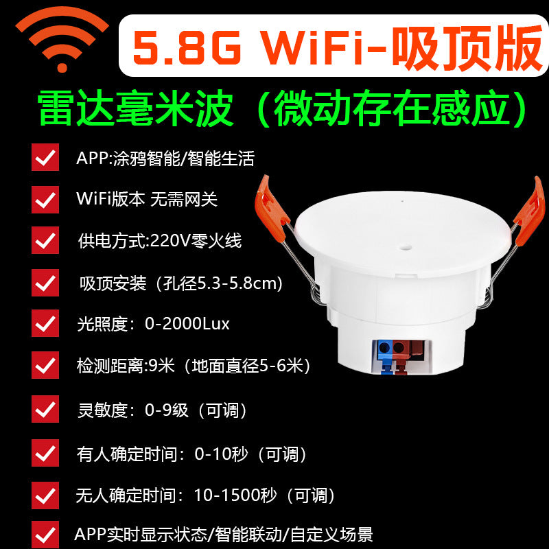 Tuya Zigbee mmWave Presence Sensor
