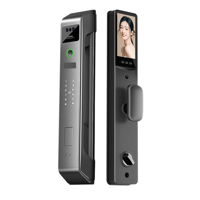 AI Facial Recognition Smart Door Lock | 3D Face Unlock Tuya App WiFi
