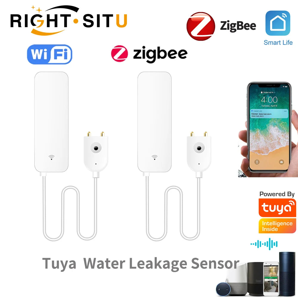 Global Tech Hub Global Tech Hub AquaGuard AI-Precision Water Leakage Sensor