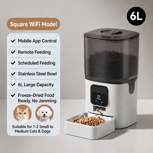 6L WiFi Smart Automatic Pet Feeder