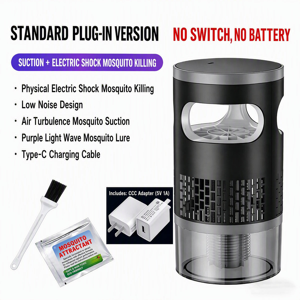 Smart Mosquito Killer Lamp | UV Insect Trap Night Light