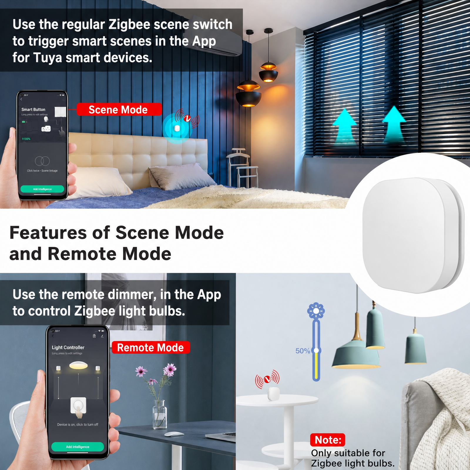 Zigbee Smart Scene Switch