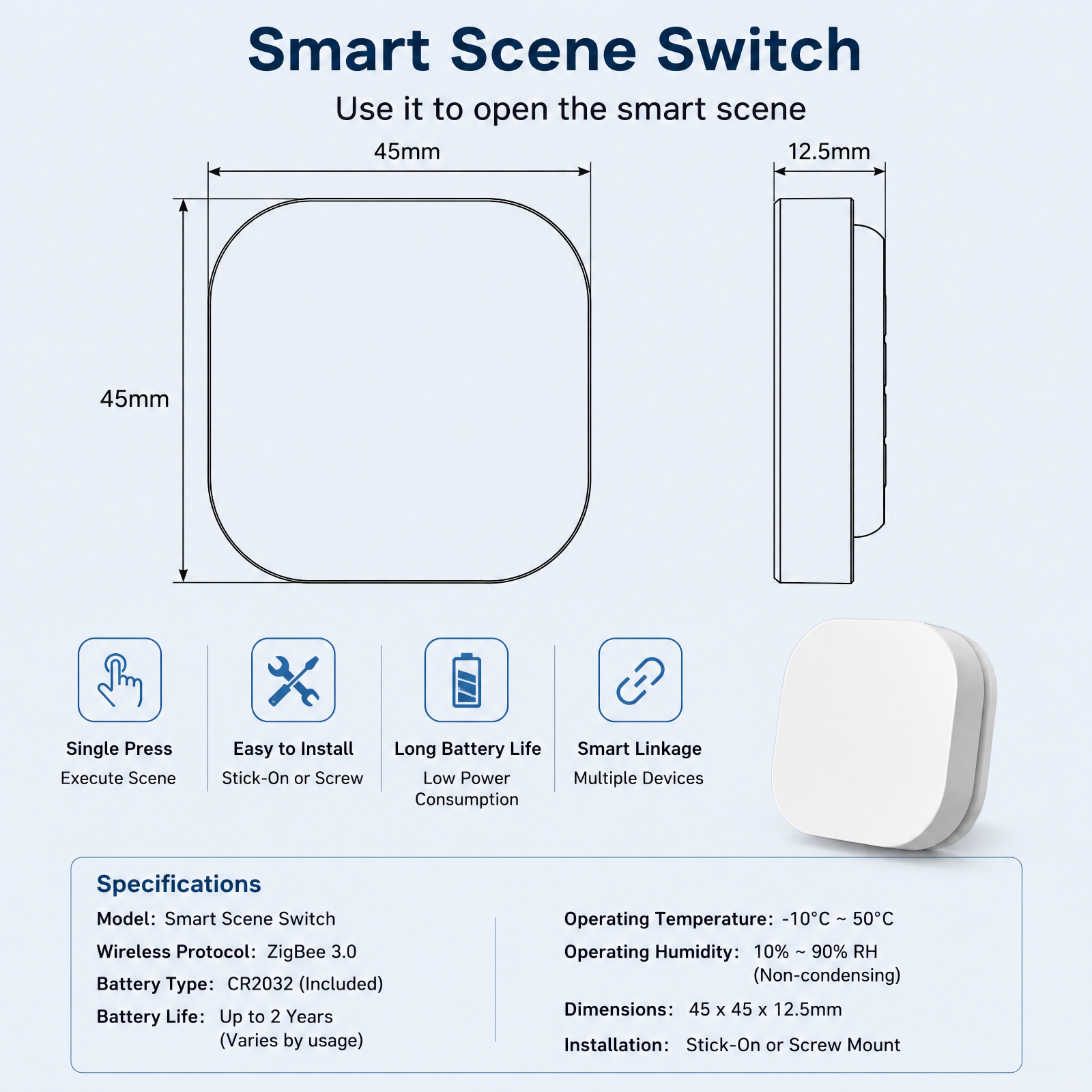 Zigbee Smart Scene Switch